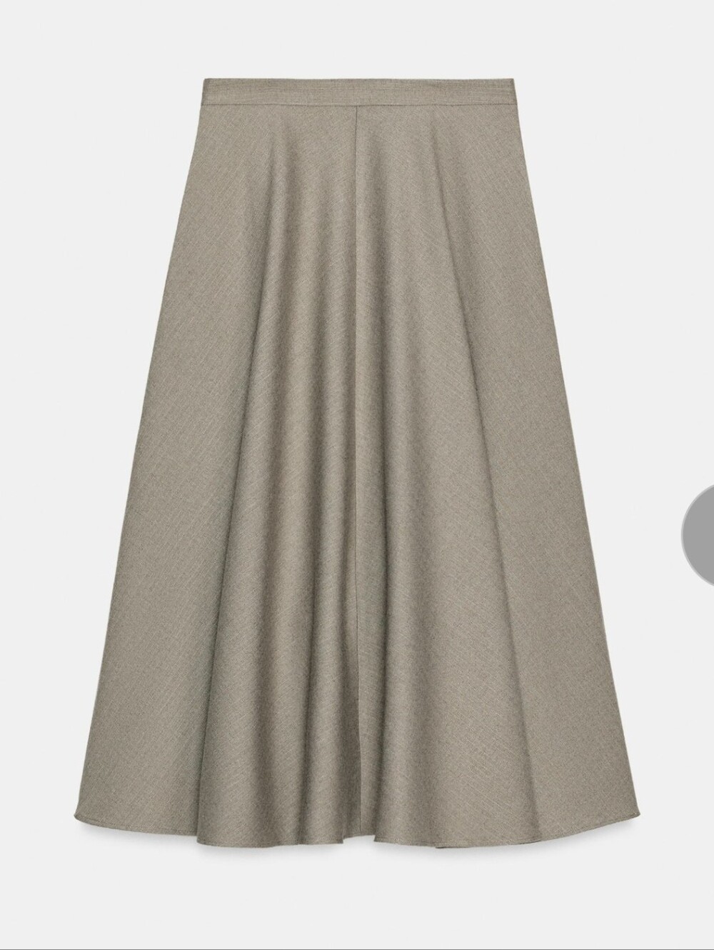 ZARA HERRINGBONE CAPE SKIRT (M) - Picture 4 of 5